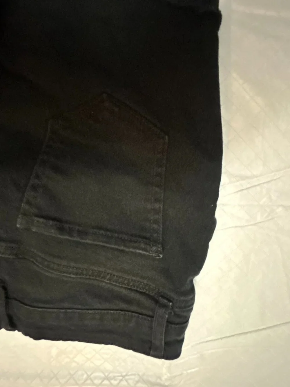 Black Daisy Black Denim Jean Shorts High Rise‎ Women’s